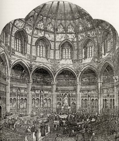 The New Common Council Chamber, Guildhall, from 